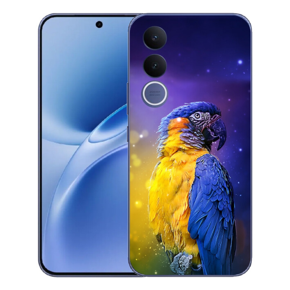 mmCase gélhuzat a Vivo V70 FE-hez – ara papagáj 1