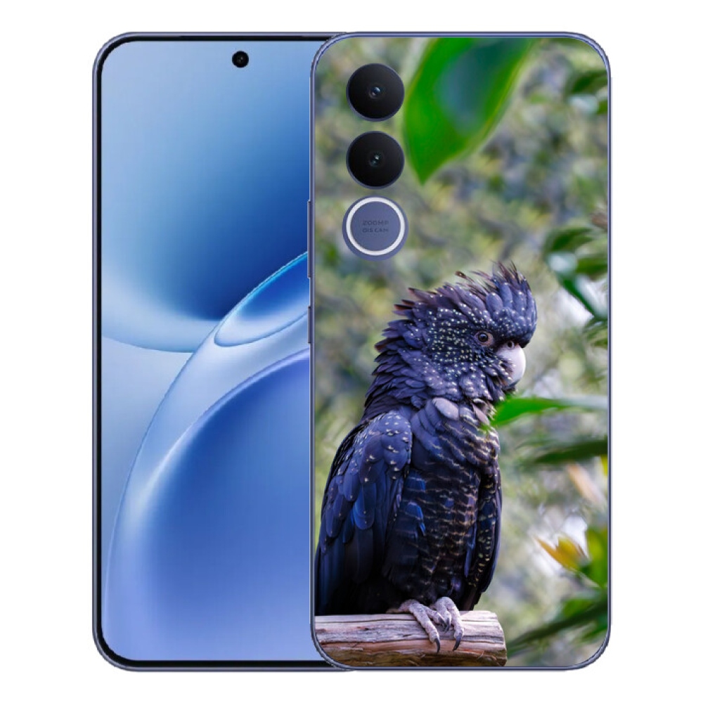 mmCase géltok a Vivo V70 FE-hez – fekete kakadu papagáj