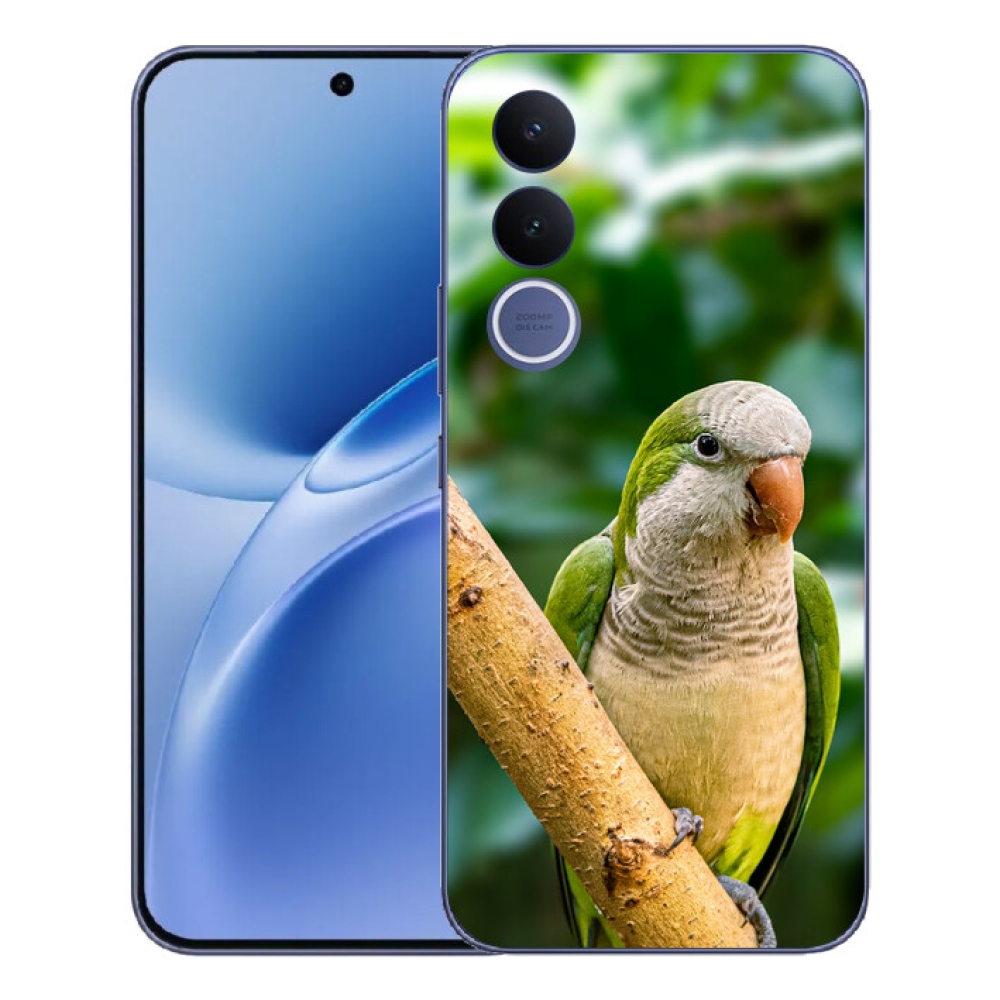 mmCase géltok a Vivo V70 FE-hez – papagáj és szerzetes