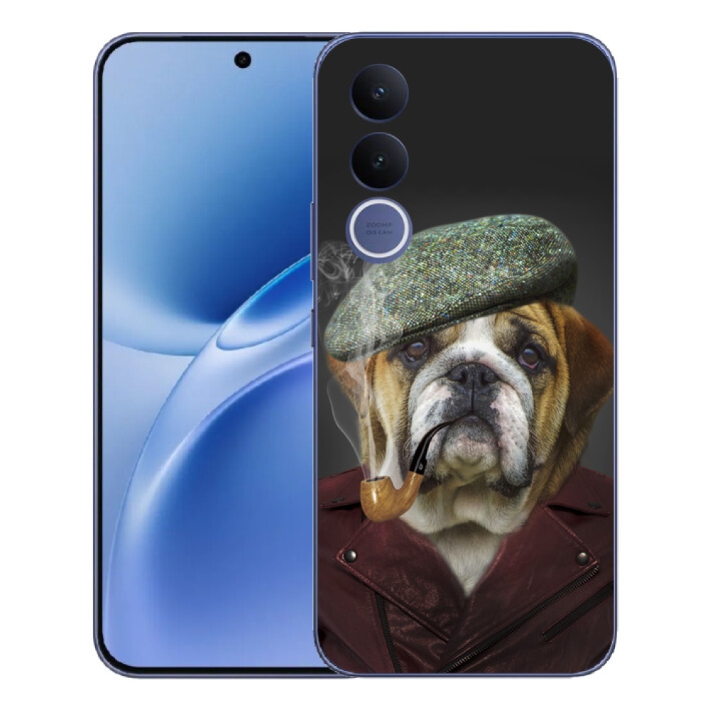 mmCase géltok a Vivo V70 FE-hez – pipázó kutya