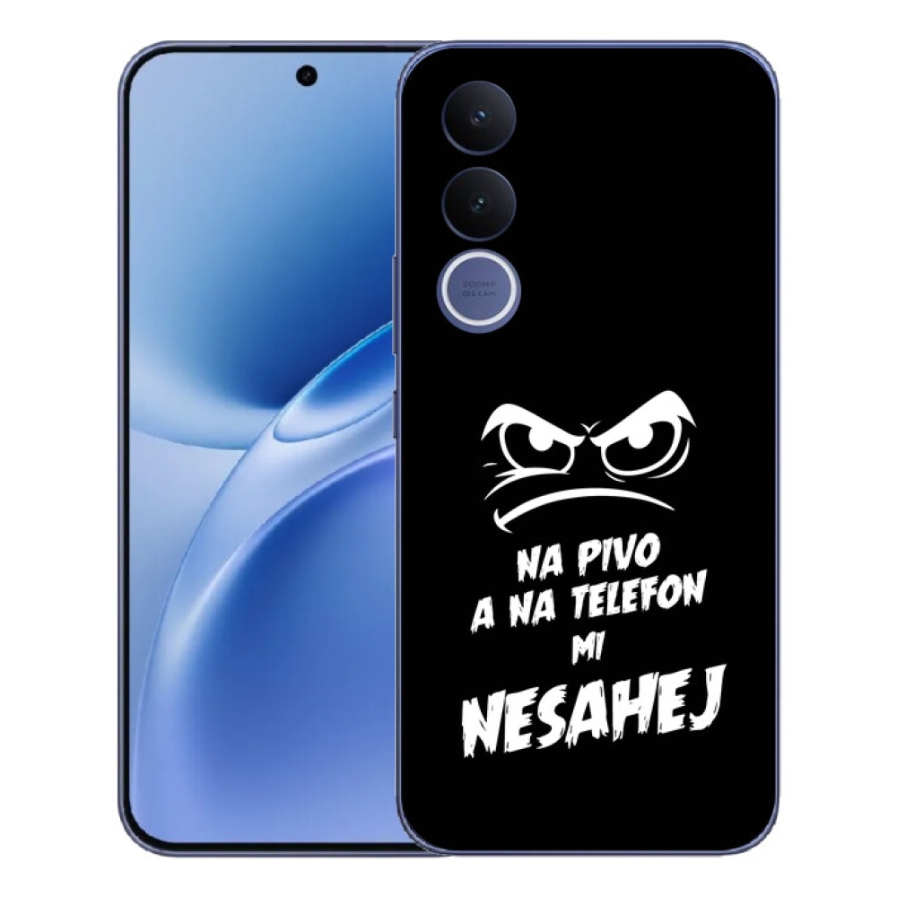 mmCase gél tok a Vivo V70 FE-hez – sörös motívum 2, fekete háttérrel