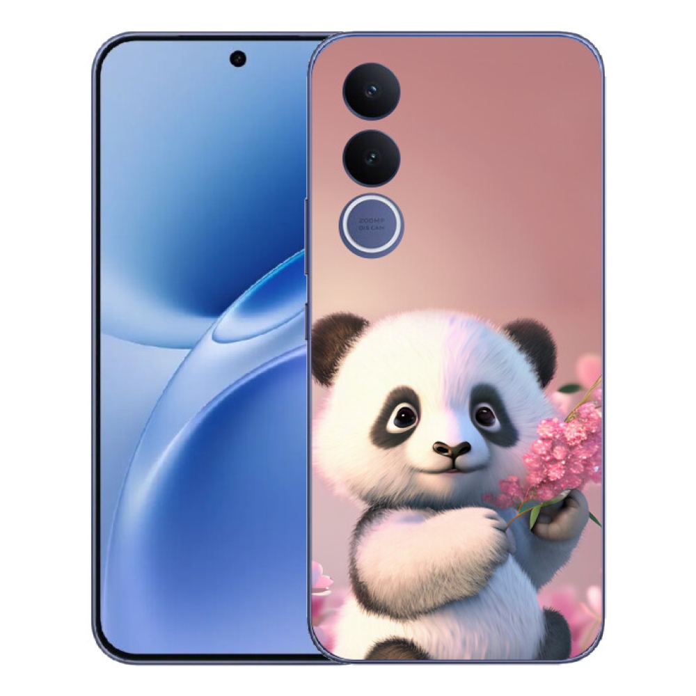 mmCase gél tok a Vivo V70 FE-hez – aranyos panda