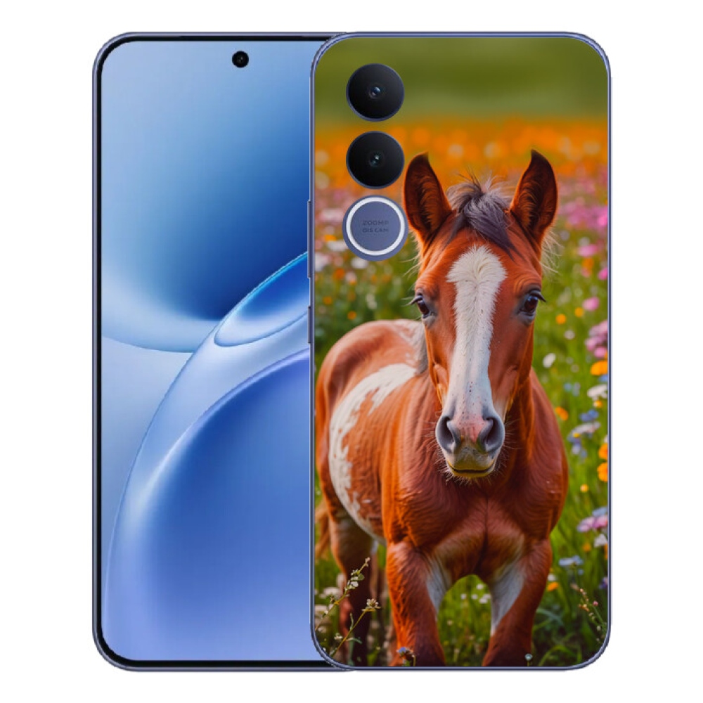 mmCase gél tok a Vivo V70 FE-hez – aranyos csikó