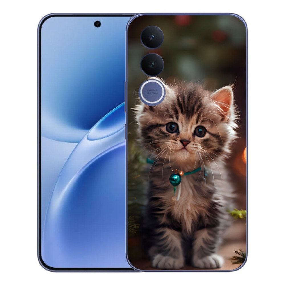 mmCase gél tok a Vivo V70 FE-hez – aranyos cica 11