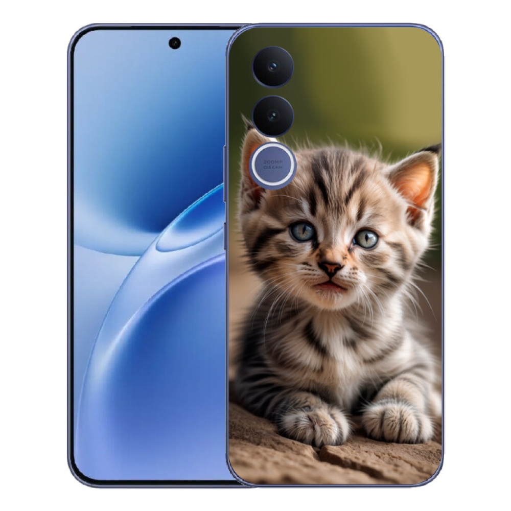 mmCase gél tok a Vivo V70 FE-hez – aranyos cica 9