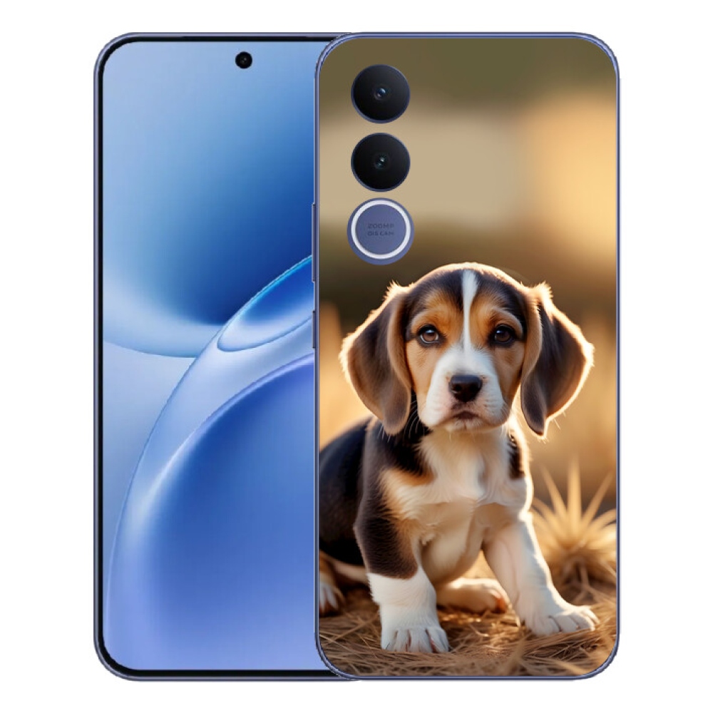 mmCase gél tok a Vivo V70 FE-hez – aranyos beagle