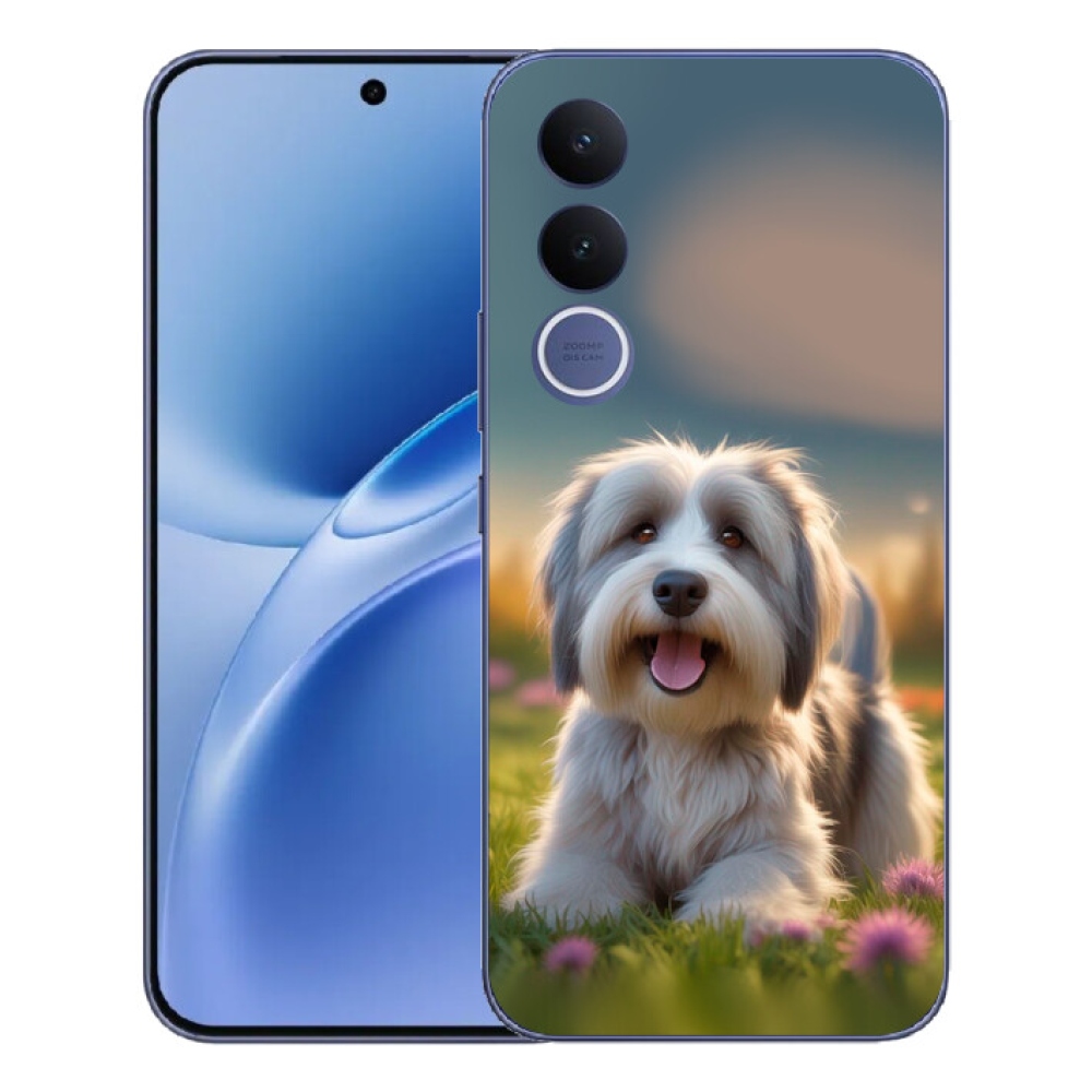 mmCase gél tok a Vivo V70 FE-hez – aranyos havannai kutyus