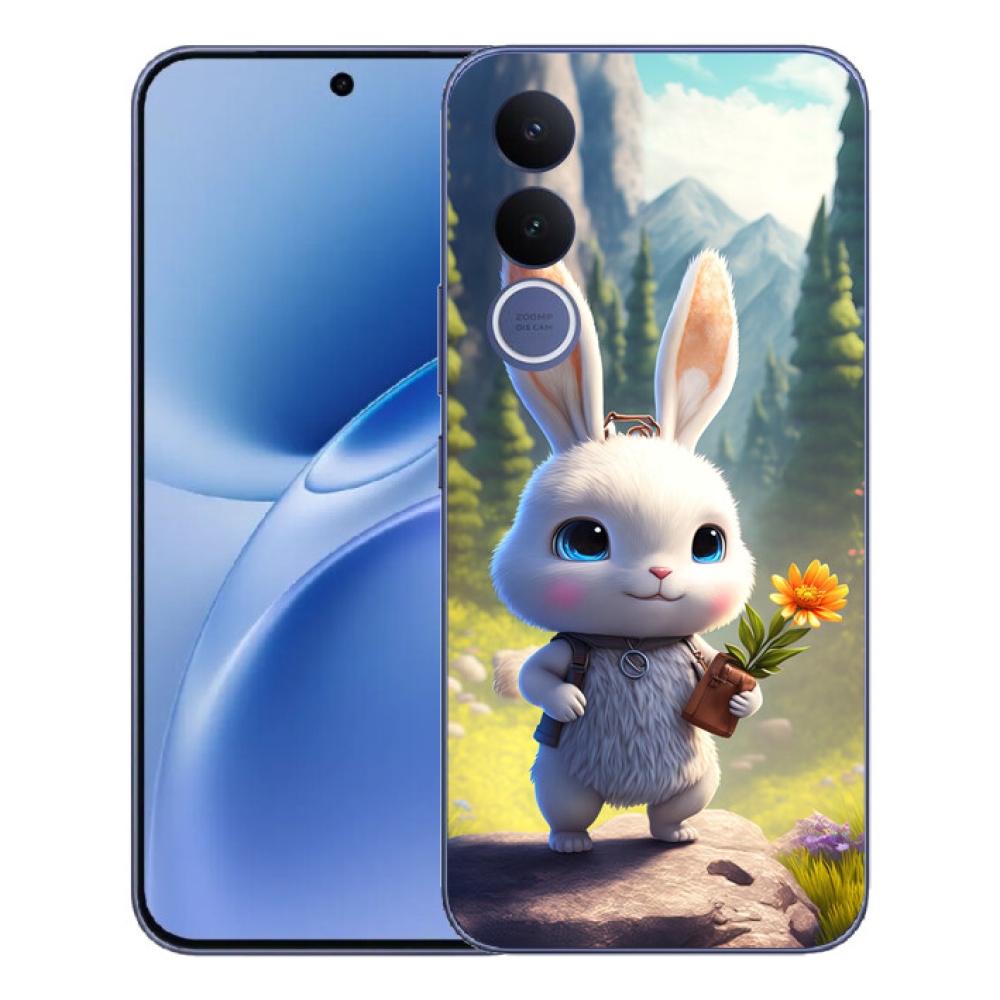 mmCase gél tok a Vivo V70 FE-hez – aranyos nyuszi