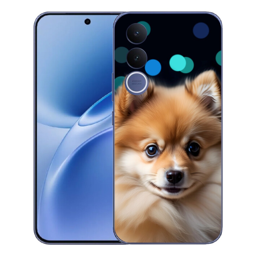 mmCase gél tok a Vivo V70 FE-hez – aranyos pomerániai