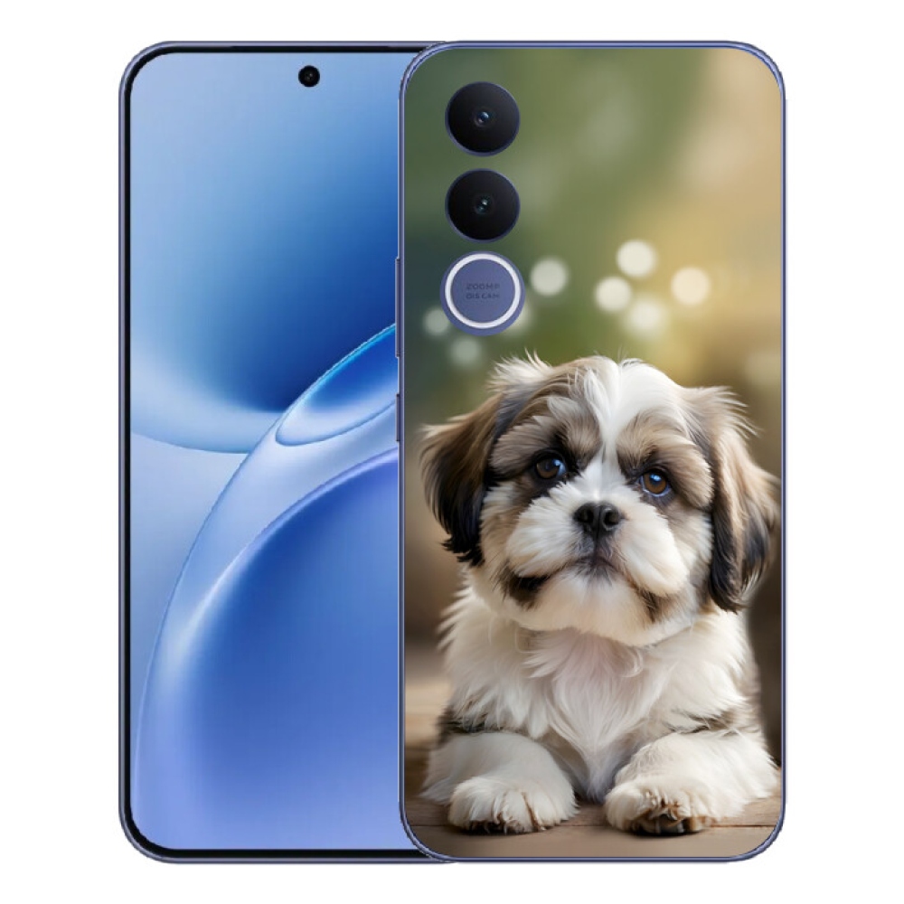 mmCase gél tok a Vivo V70 FE-hez – aranyos shih-tzu
