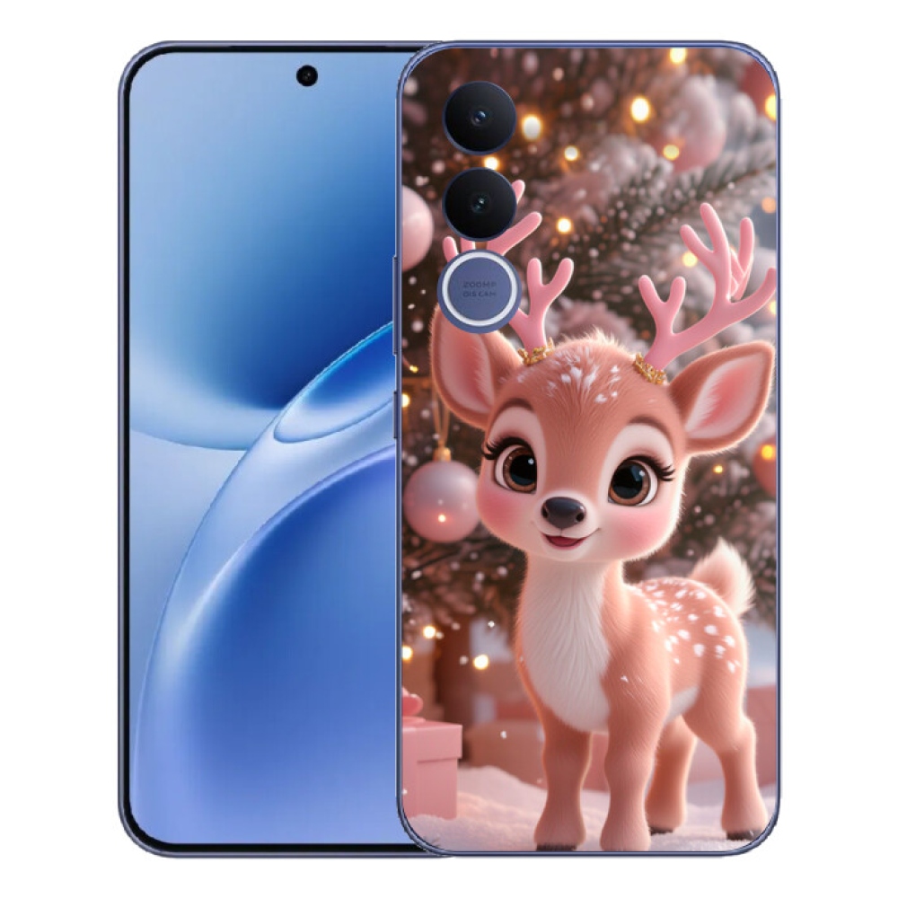 mmCase géltok a Vivo V70 FE-hez – aranyos rénszarvas