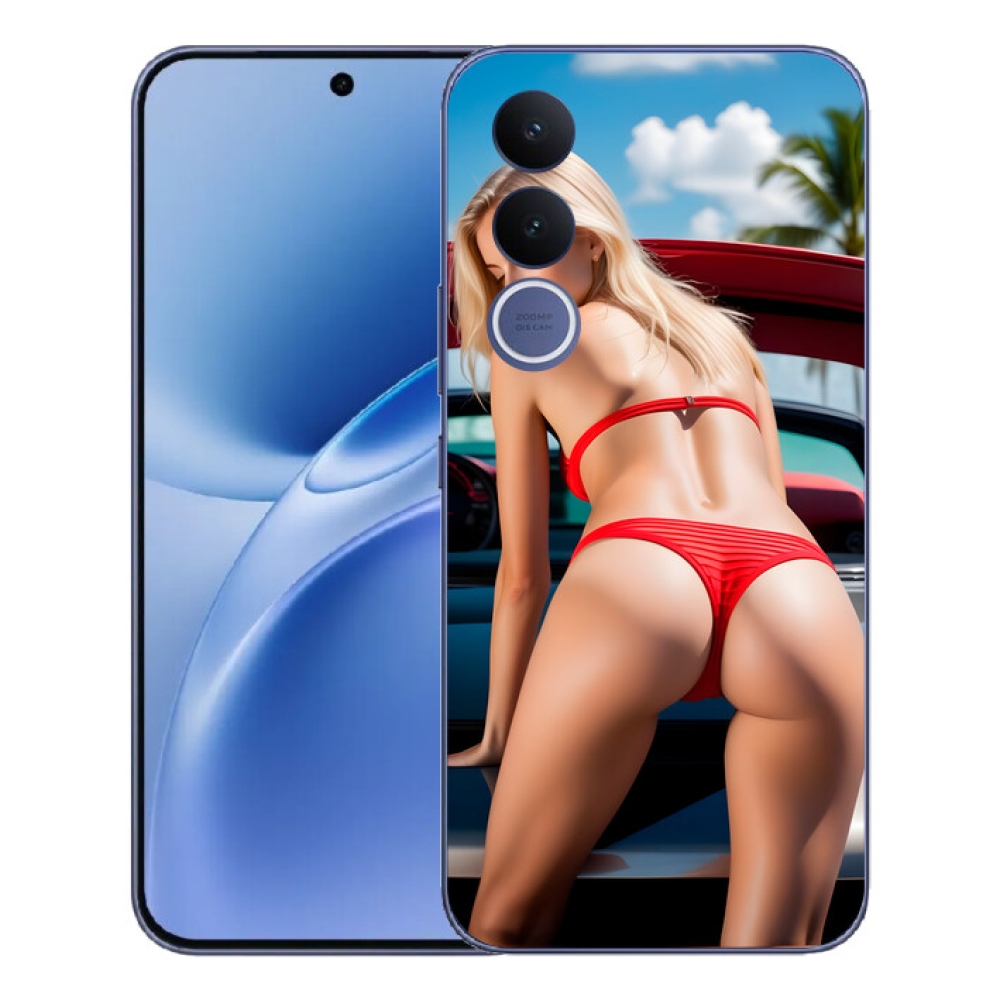 mmCase gélhuzat a Vivo V70 FE-hez – szexi nő 2