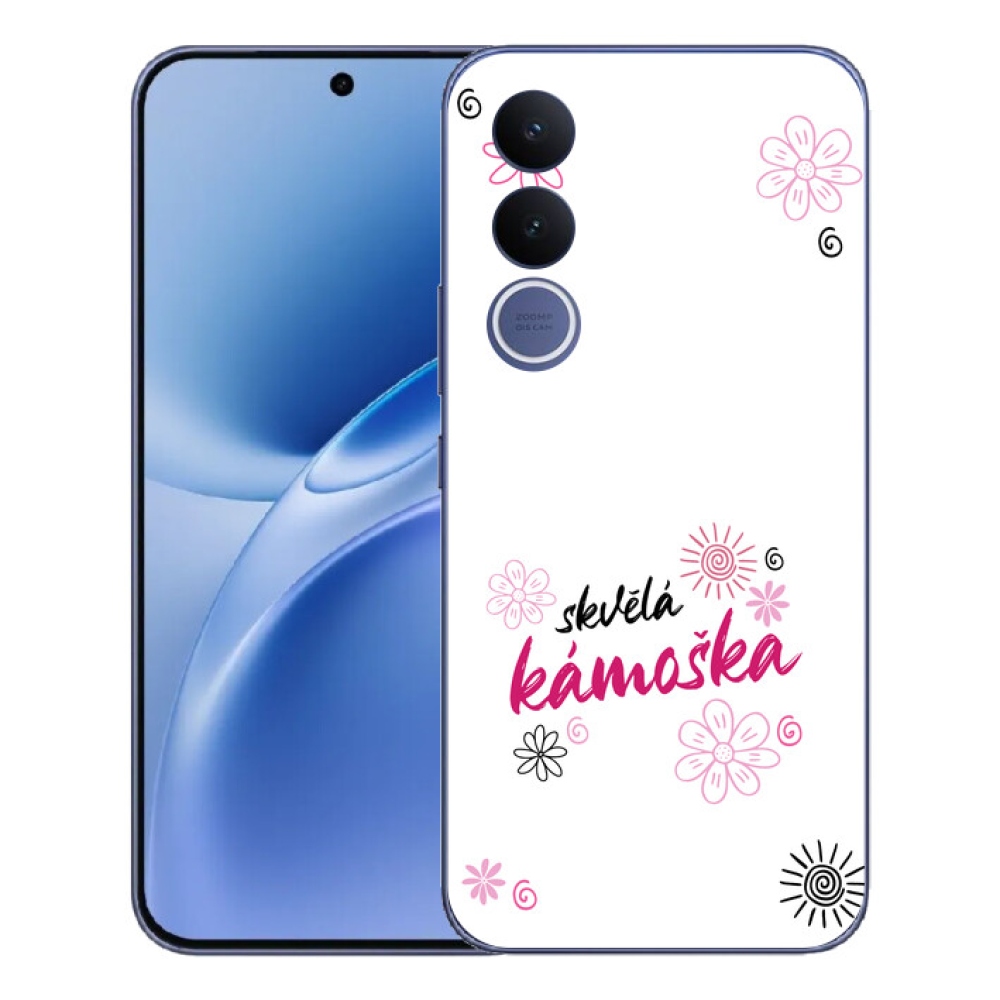 mmCase gél tok a Vivo V70 FE-hez – remek kiegészítő a fehér háttérhez