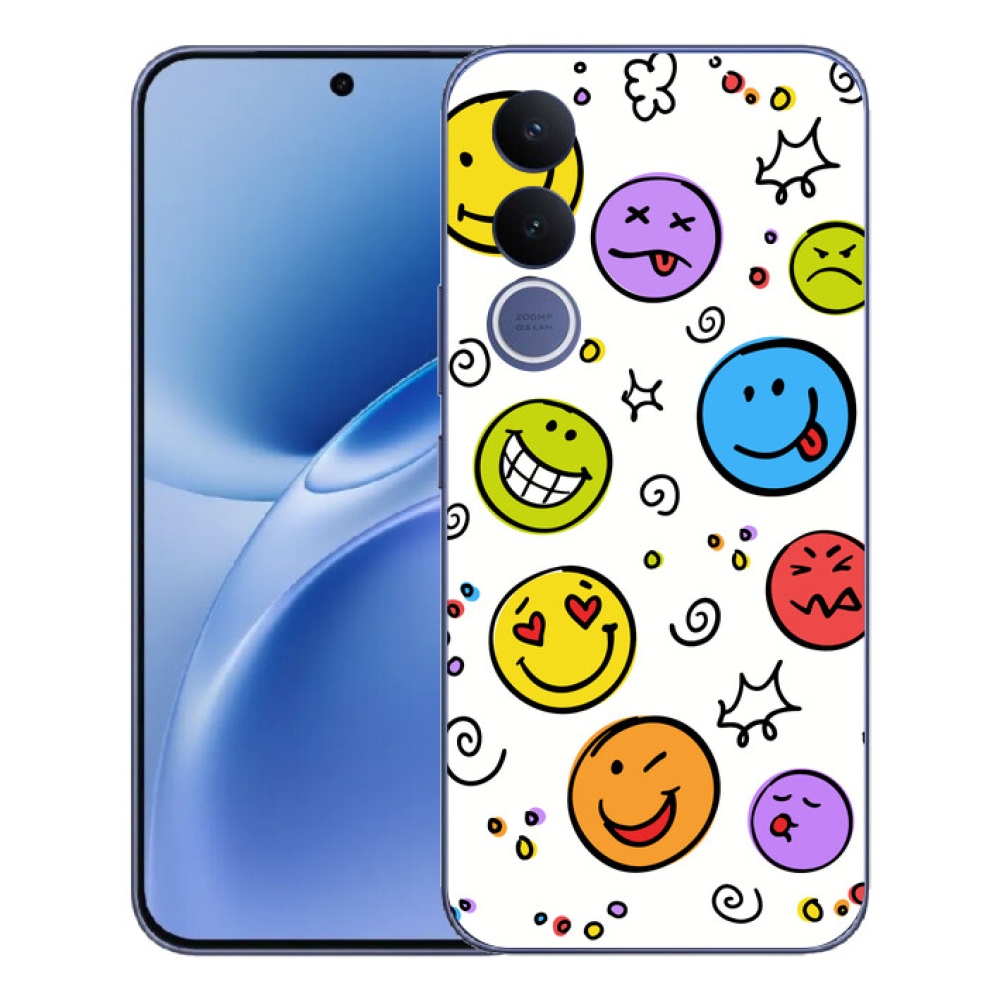 mmCase géltok a Vivo V70 FE-hez – smiley-k