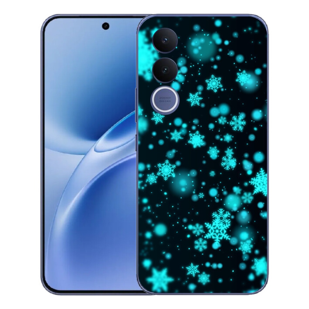 mmCase gél tok a Vivo V70 FE-hez – hópelyhek 1