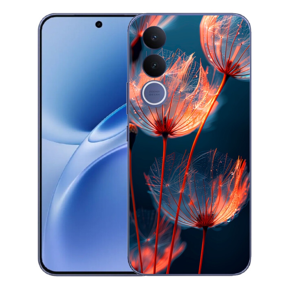 mmCase gél tok a Vivo V70 FE-hez – fénylő szőrszálak