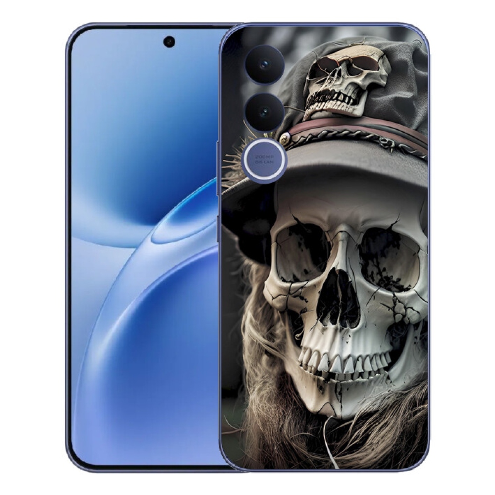 mmCase géltok a Vivo V70 FE-hez – sötét koponya