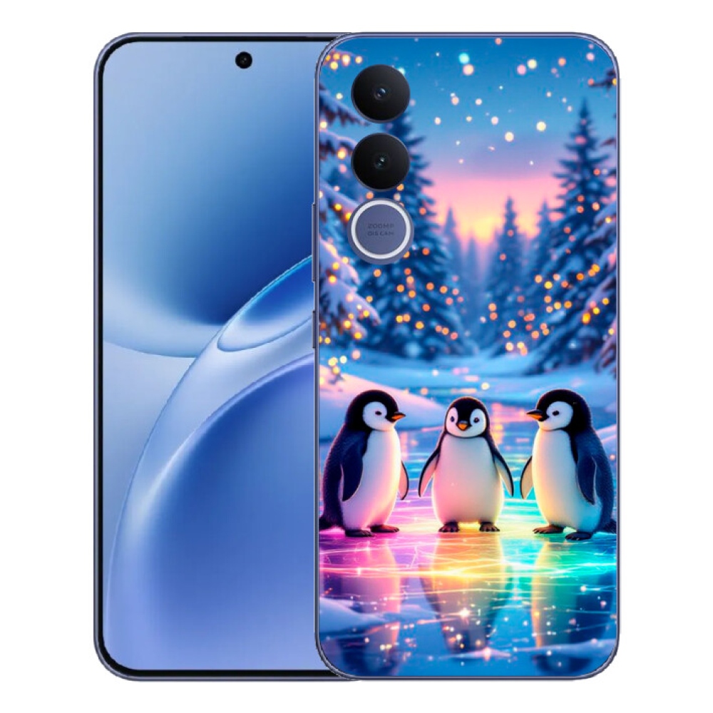mmCase gélhuzat a Vivo V70 FE-hez – pingvinek