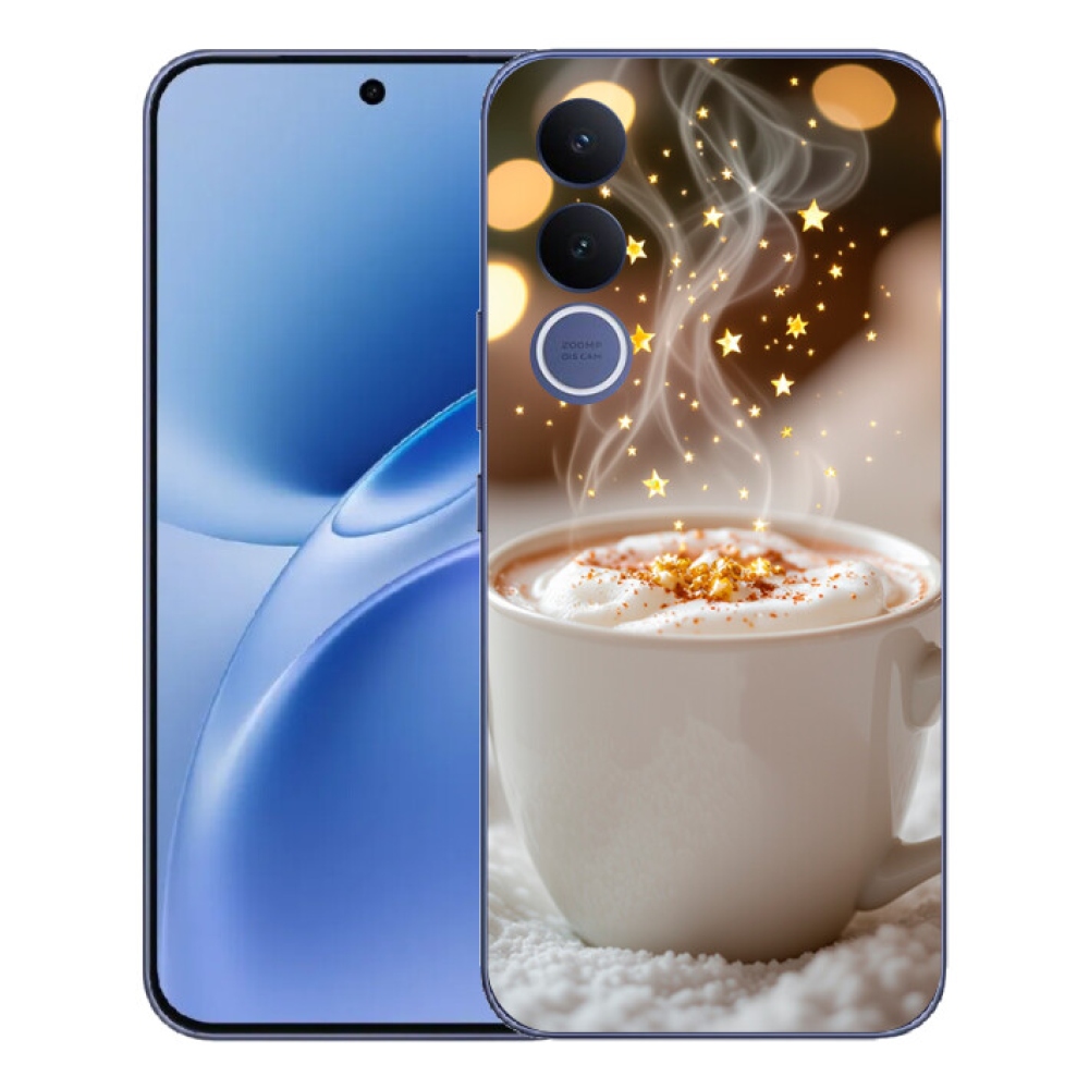 mmCase gél tok a Vivo V70 FE-hez – karácsonyi forró ital