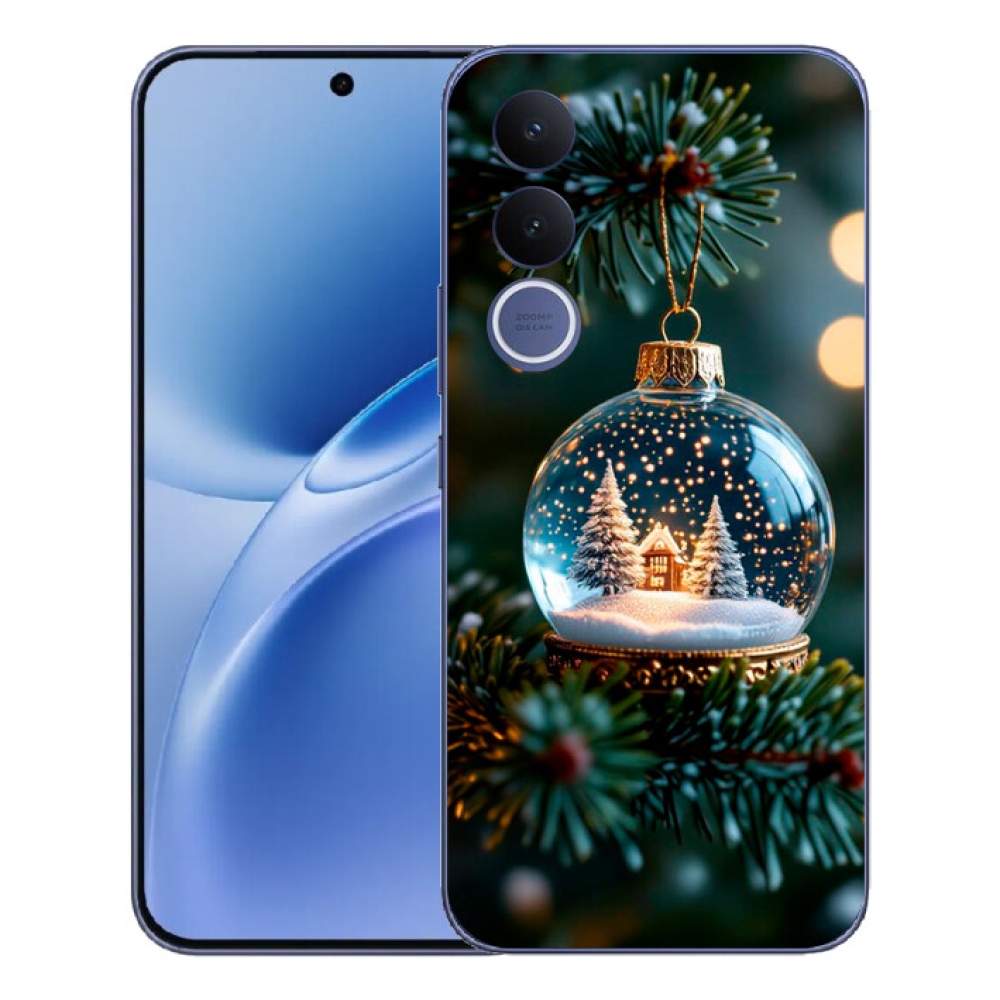 mmCase gél tok a Vivo V70 FE-hez – karácsonyi gömb 2