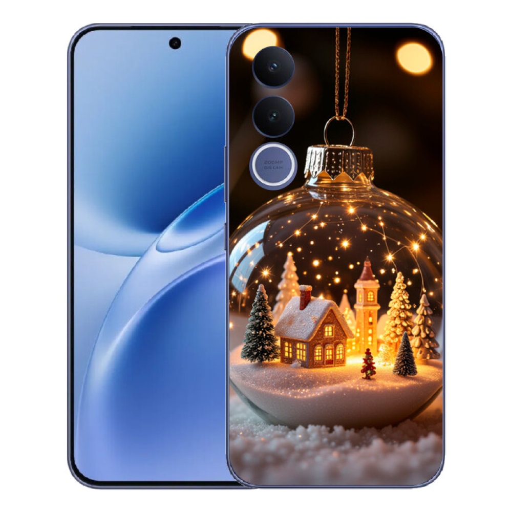 mmCase gél tok a Vivo V70 FE-hez – karácsonyi gömb 3