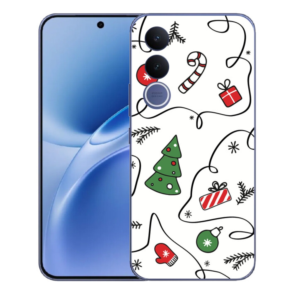 mmCase géltok a Vivo V70 FE-hez – karácsonyi motívumokkal