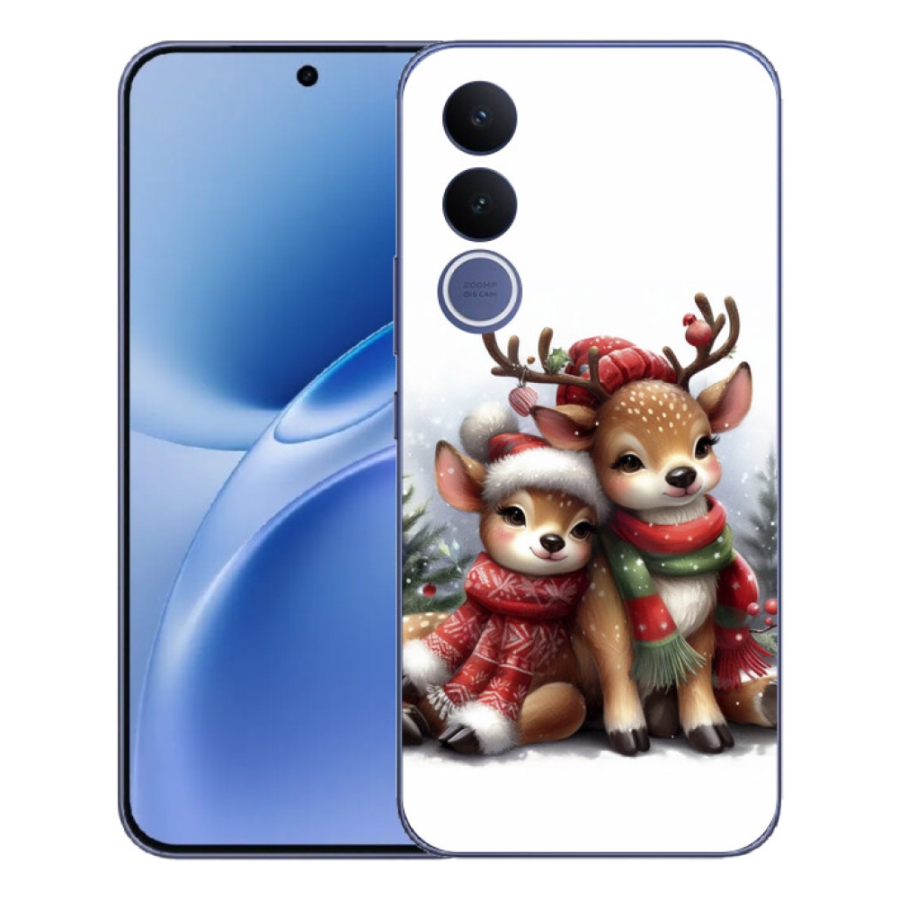 mmCase géltok a Vivo V70 FE-hez – karácsonyi rénszarvasok