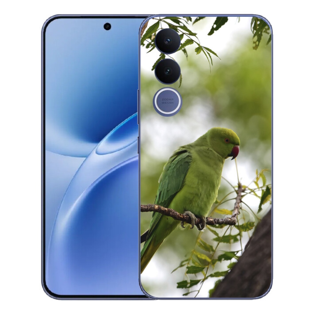 mmCase géltok a Vivo V70 FE-hez – zöld papagáj