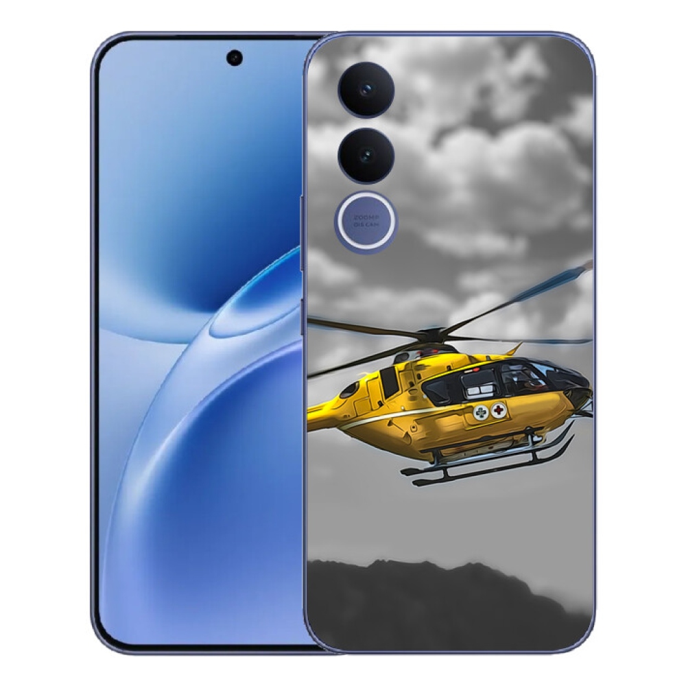 mmCase géltok a Vivo V70 FE-hez – sárga helikopter