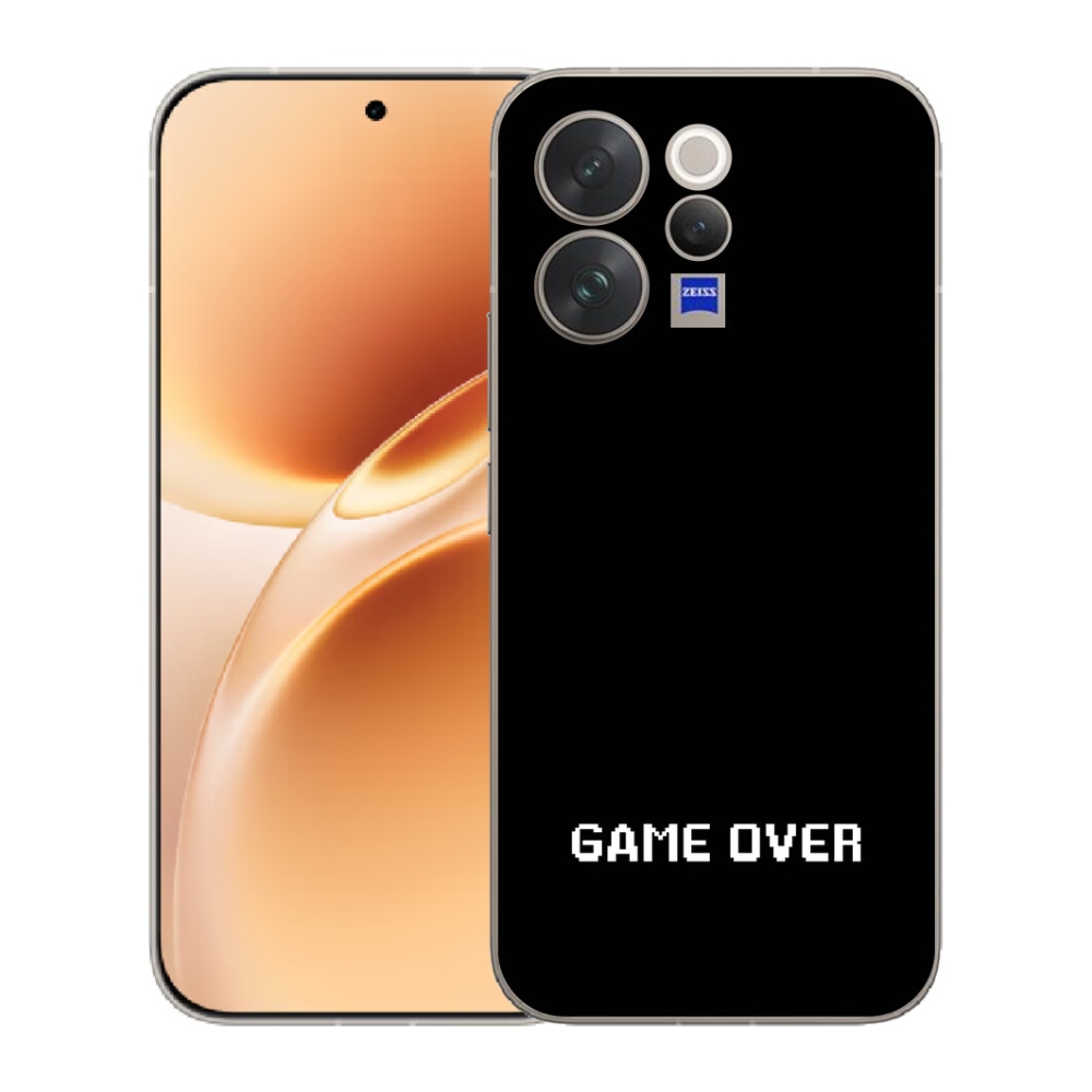 mmCase gélhuzat a Vivo V70-hez – „game over” fekete háttérrel