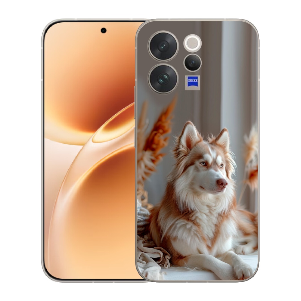 mmCase gélhuzat a Vivo V70-hez – nyugodt szibériai husky