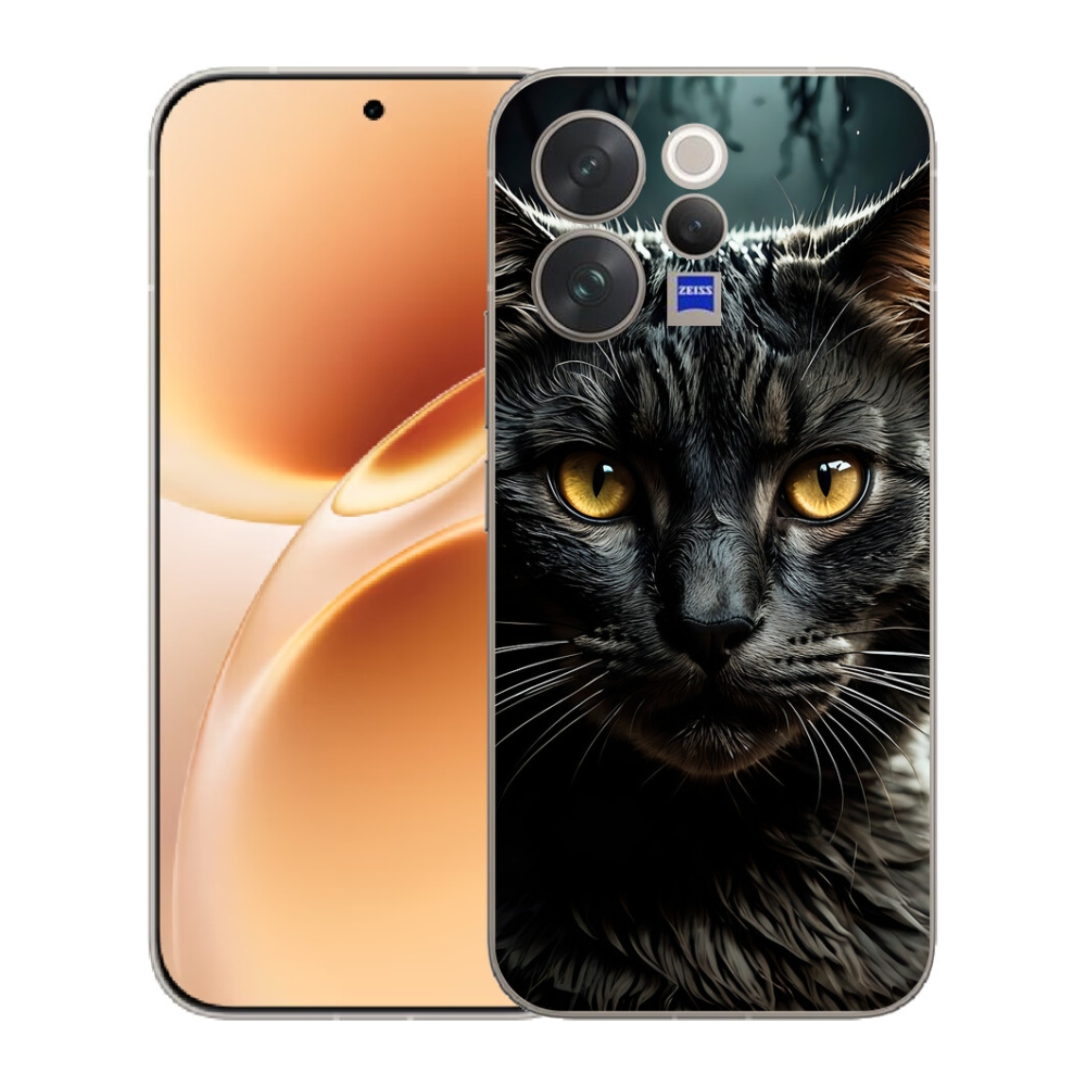 mmCase géltok a Vivo V70-hez – macskás mintázat 3
