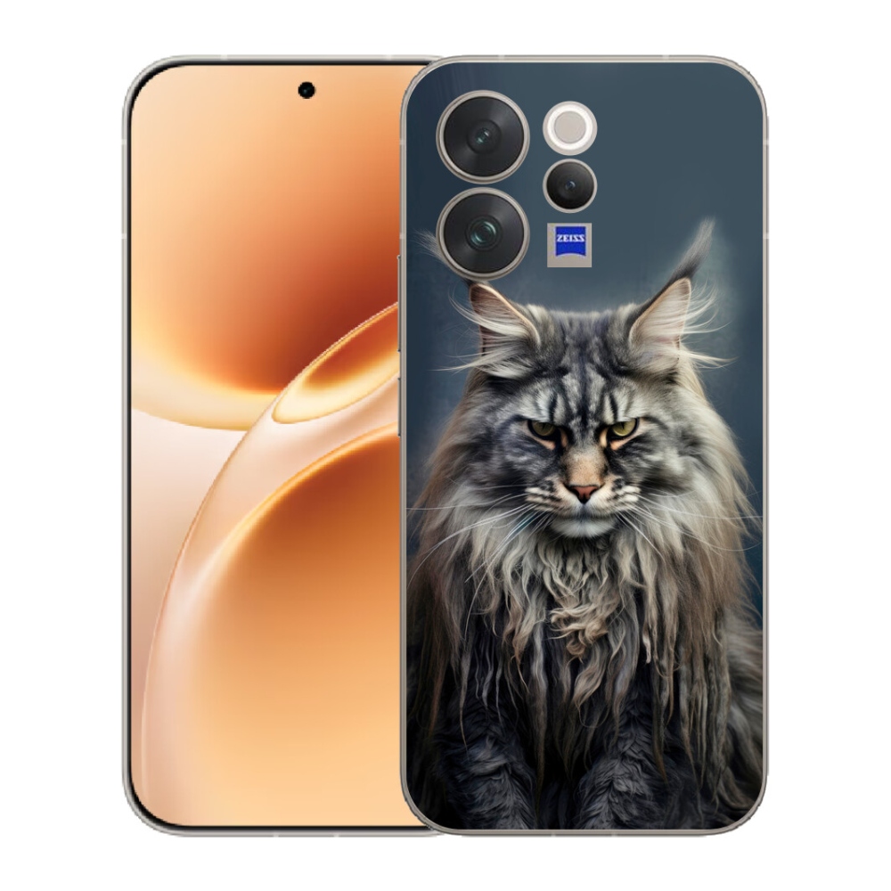 mmCase gélhuzat a Vivo V70-hez – macskás mintás 4
