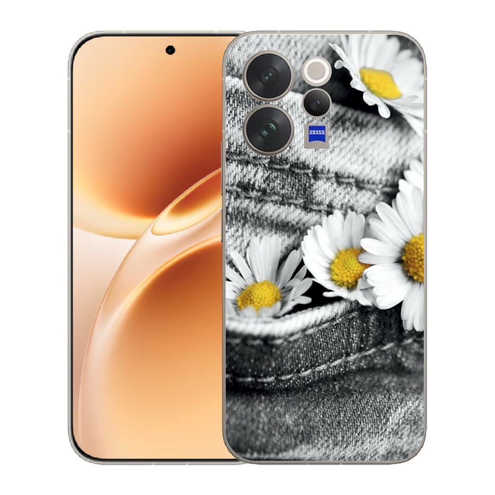 mmCase gélhuzat a Vivo V70-hez – margaréták