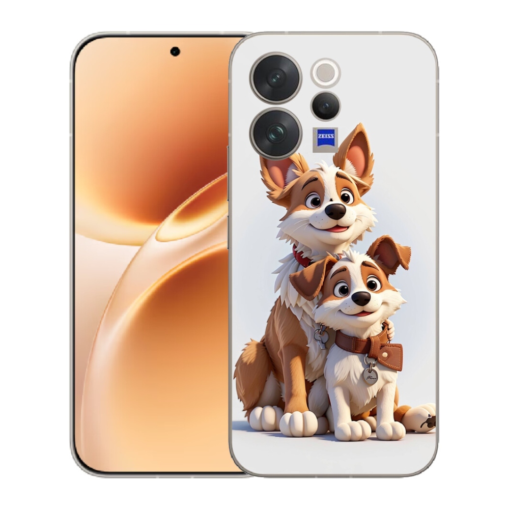 mmCase géltok a Vivo V70-hez – kutyás mintával