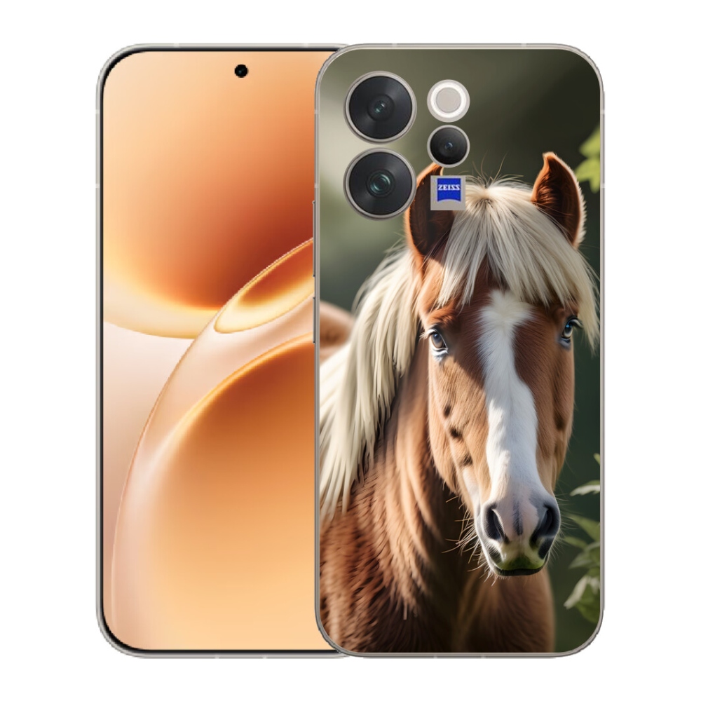 mmCase géltok a Vivo V70-hez – világos sörényű ló
