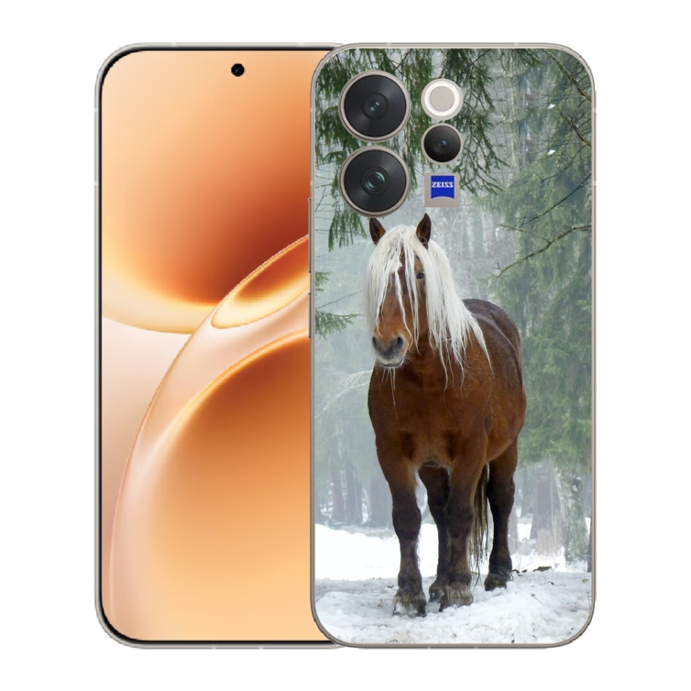 mmCase géltok a Vivo V70-hez – ló az erdőben