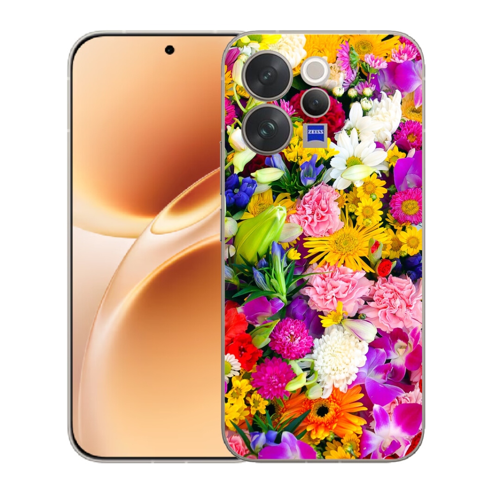 mmCase géltok a Vivo V70-hez – virágok 12