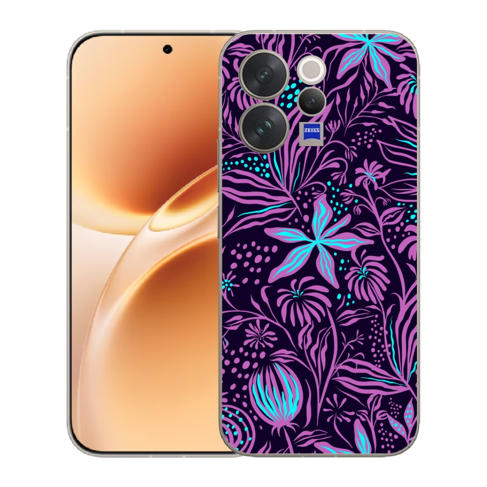mmCase géltok a Vivo V70-hez – virágok 2