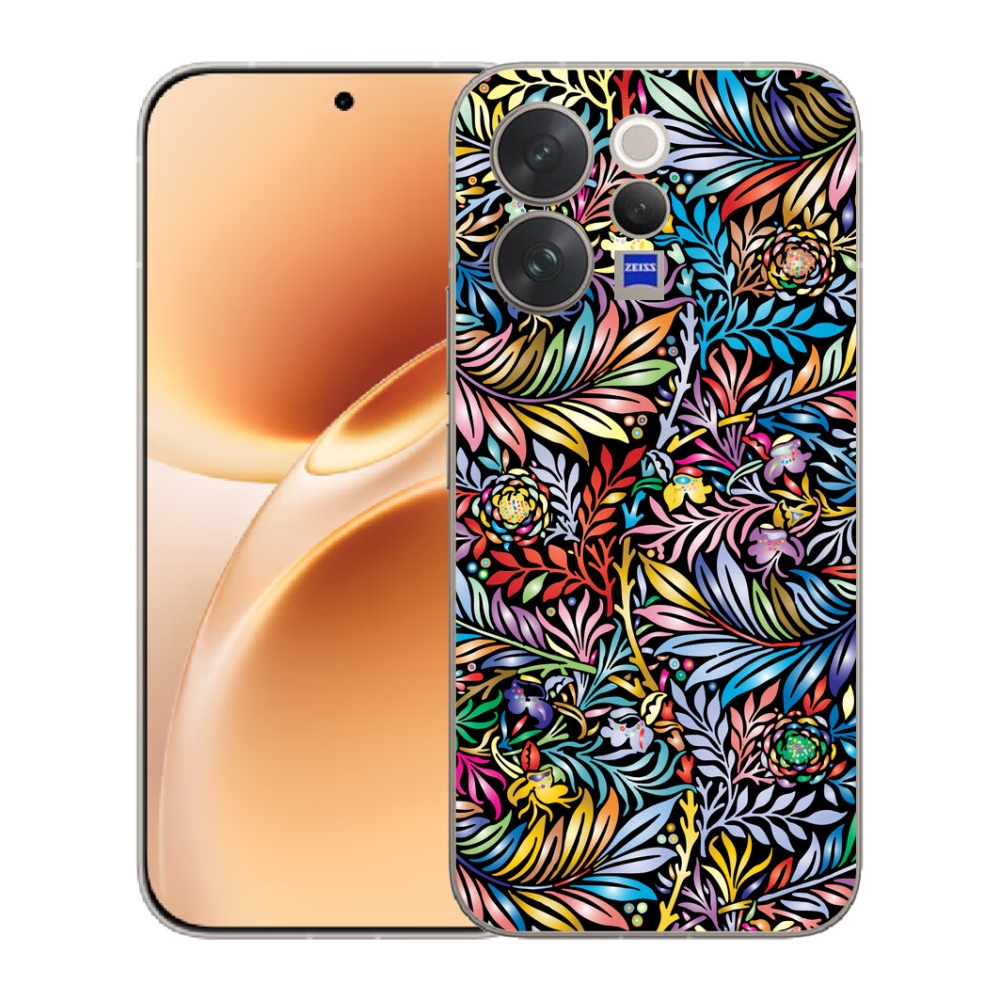 mmCase géltok a Vivo V70-hez – virágok 5