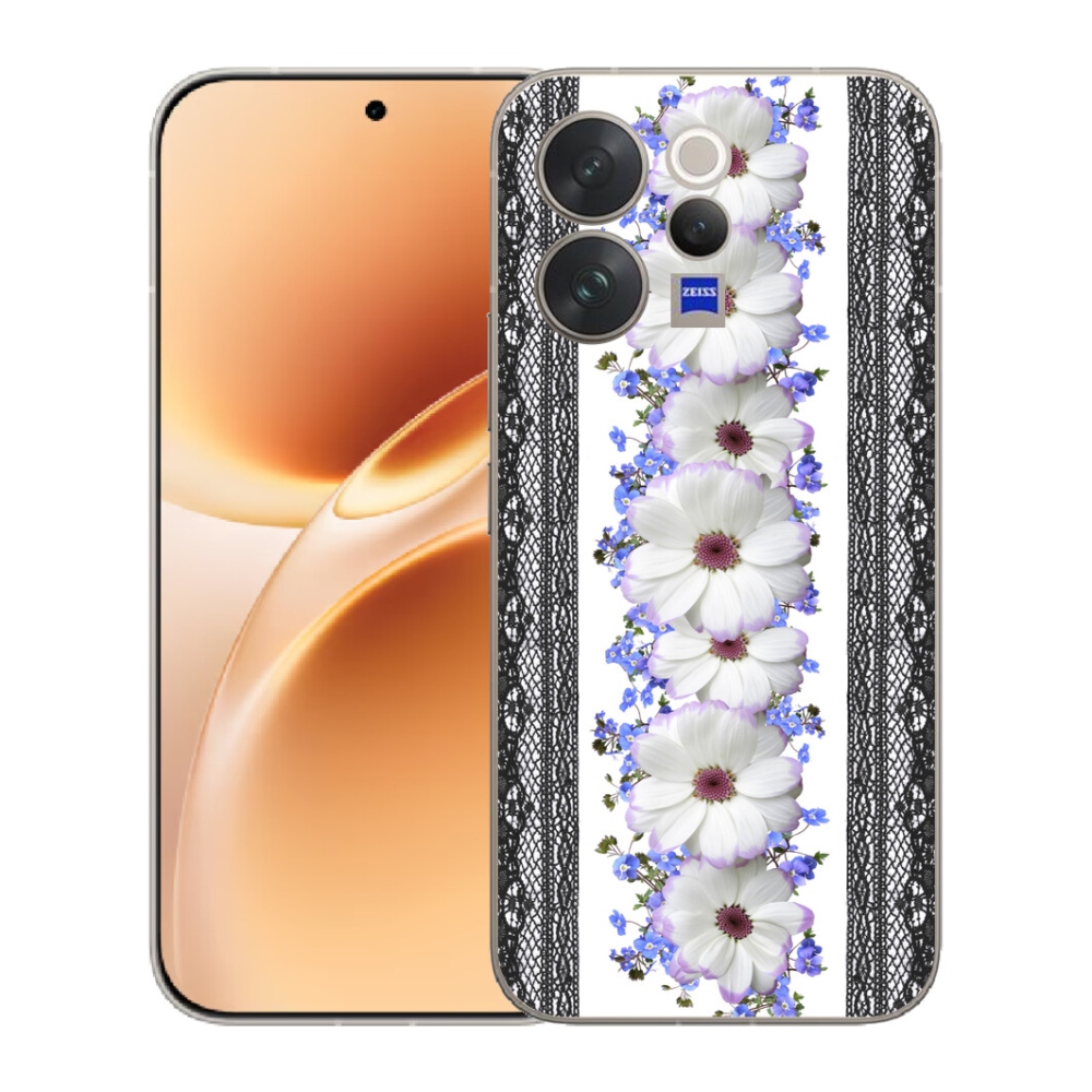 mmCase géltok a Vivo V70-hez – virágok 8
