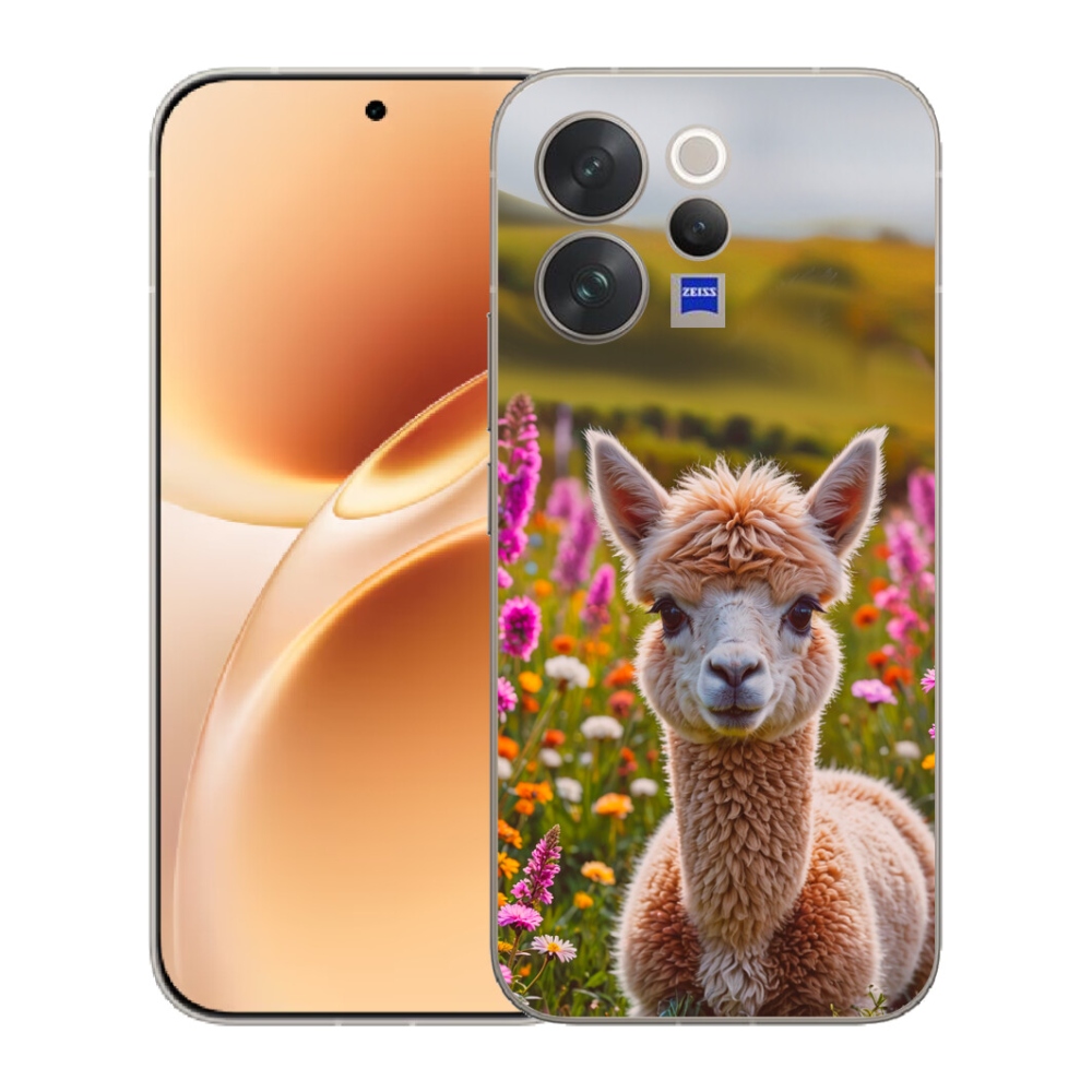 mmCase géltok a Vivo V70-hez – láma a réten