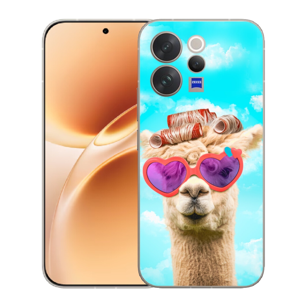 mmCase géltok a Vivo V70-hez – szemüveges láma
