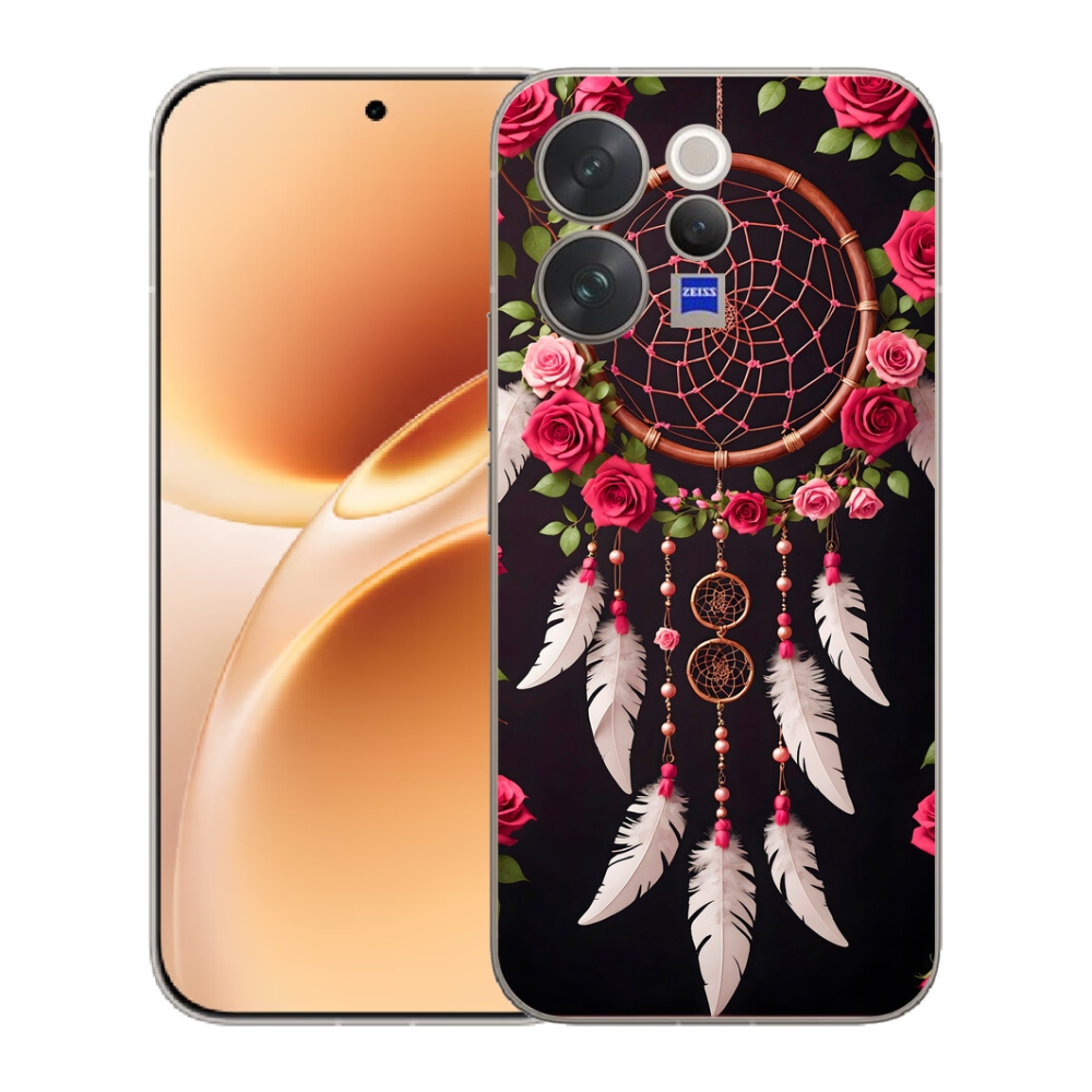 mmCase géltok a Vivo V70-hez – álomfogó rózsákkal