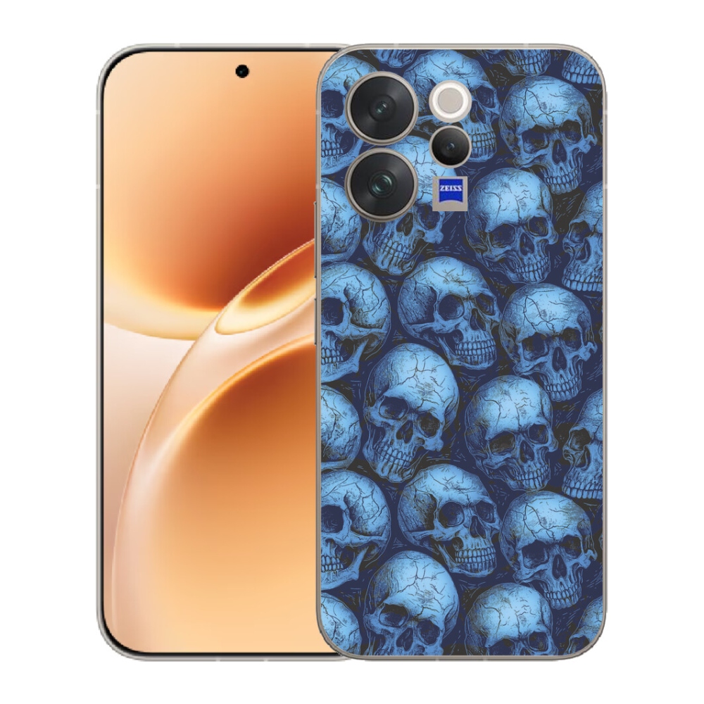 mmCase géltok a Vivo V70-hez – koponyák