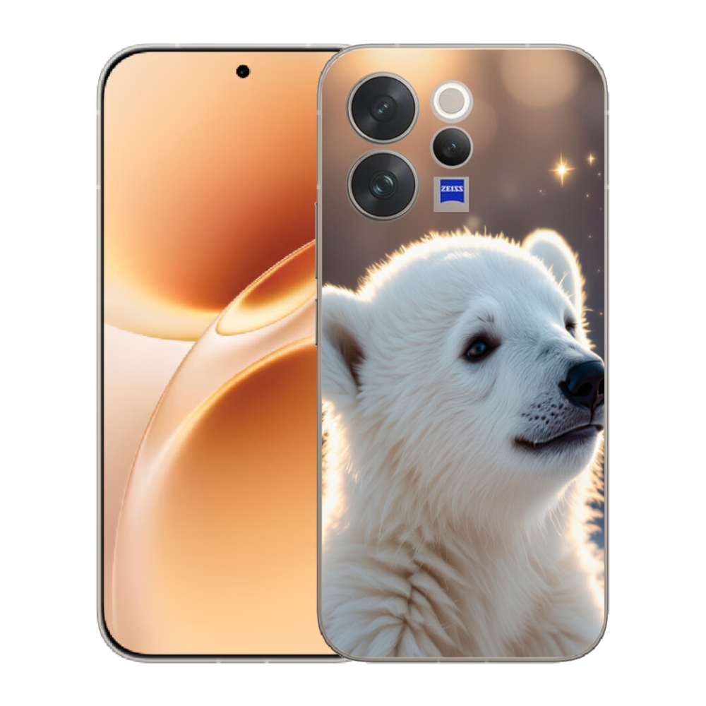 mmCase gélhuzat a Vivo V70-hez – jegesmedve