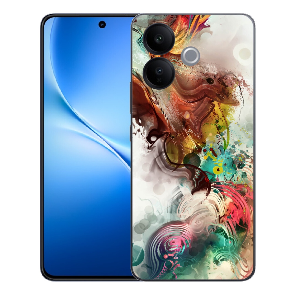 mmCase gél tok a Vivo V70 Lite 5G-hez – absztrakt 1
