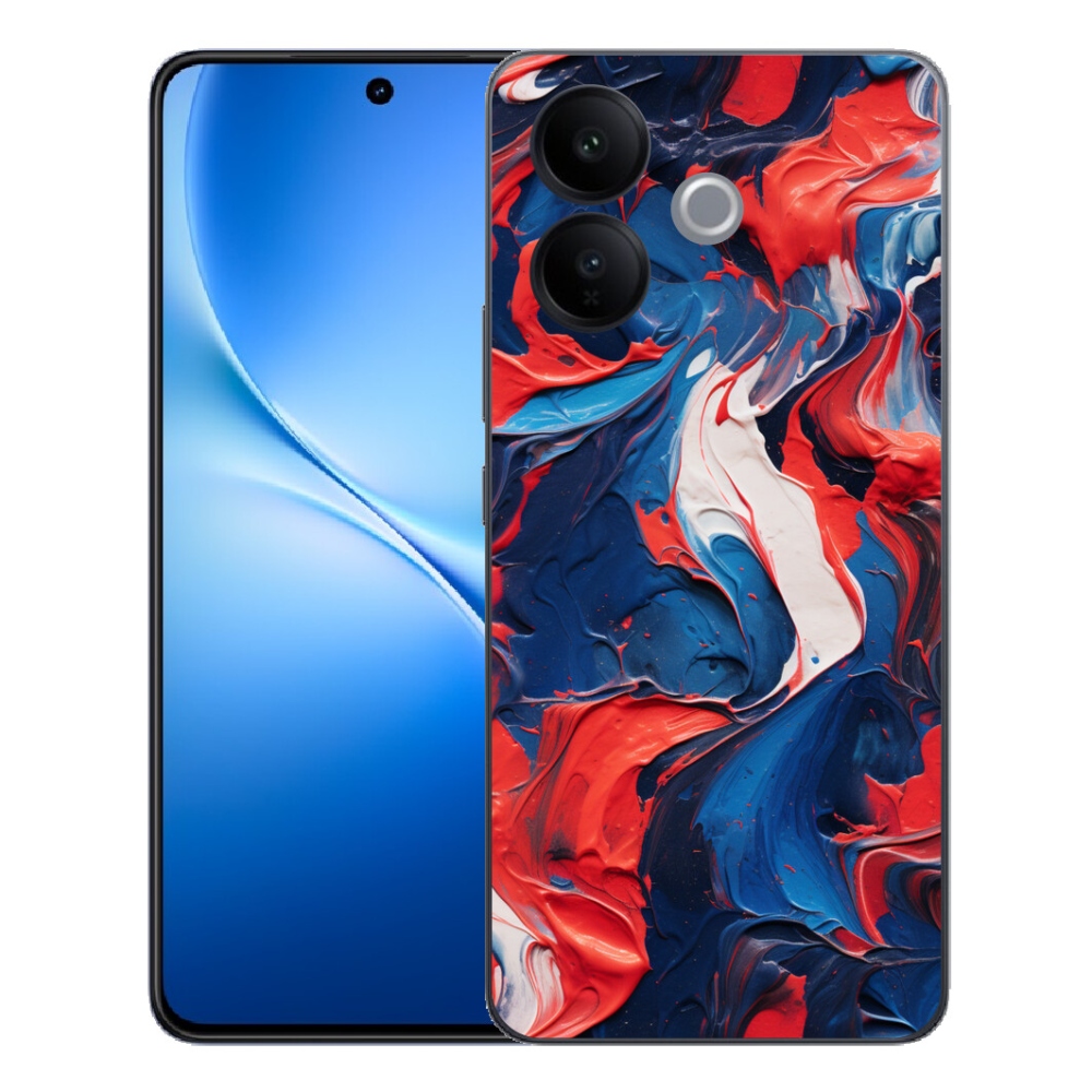 mmCase gélhuzat a Vivo V70 Lite 5G-hez – absztrakt motívum 7