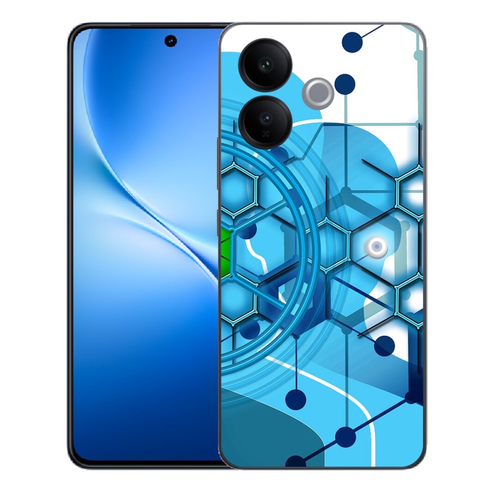 mmCase gél tok a Vivo V70 Lite 5G-hez – absztrakt minta 2