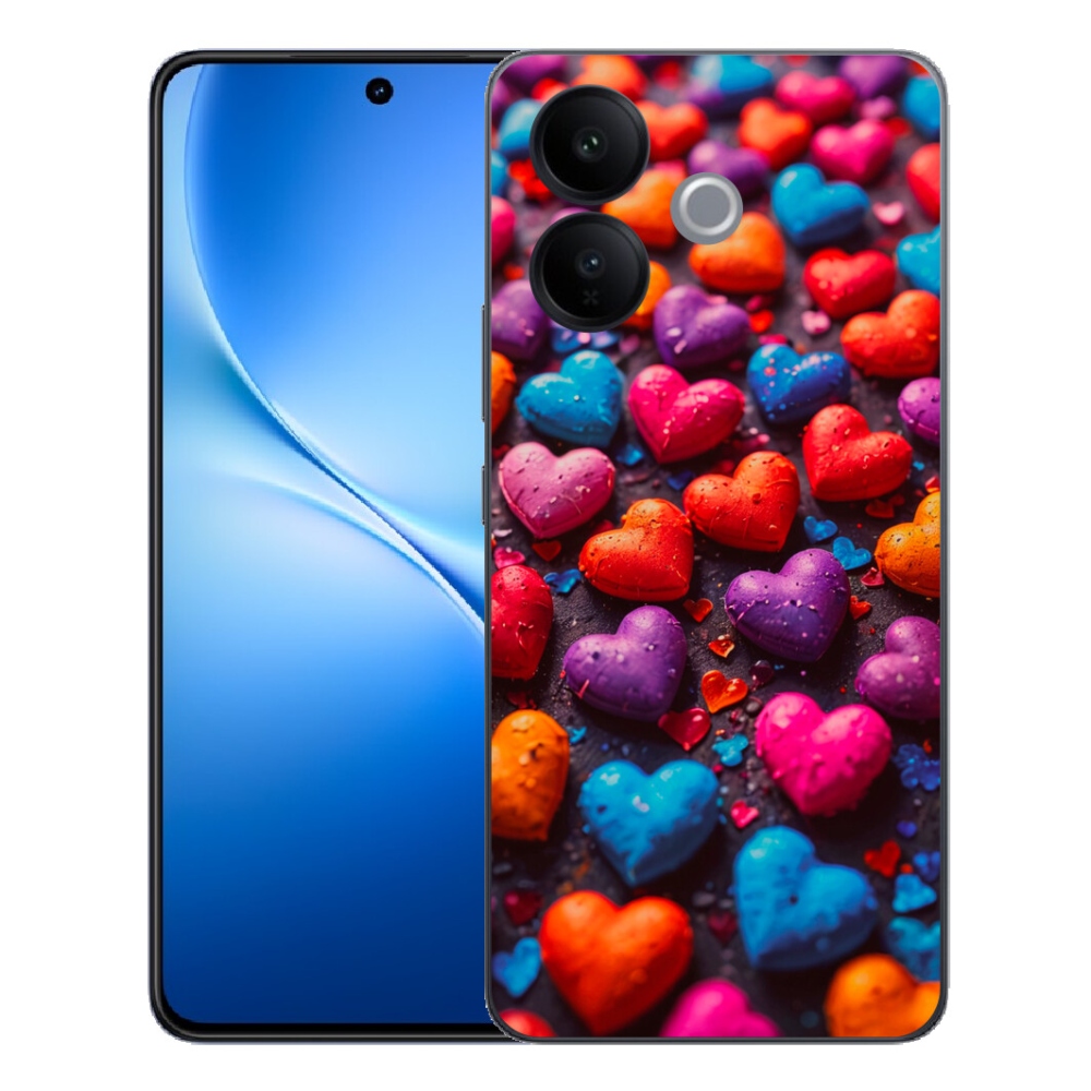 mmCase géltok a Vivo V70 Lite 5G-hez – színes szívek